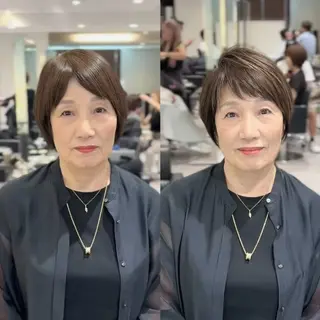 ショート ✨大人ショート特化 /カットモデル/銀座のヘアスタイル