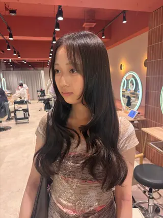 ロング リピート率No1透明 感カラー/HANAのヘアスタイル