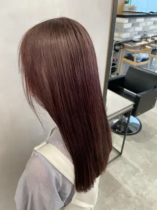 セミロング カラー 🔷ダブルカラーハイ トーン🔷櫻井走のヘアスタイル