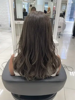 ロング カラー ヘアアレンジ 縮毛矯正指名No.1 艶カラー/SHIMAのヘアスタイル