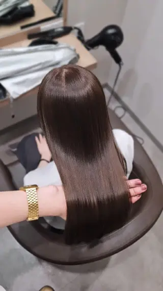 セミロング カラー 【垢抜けカラー/ 縮毛矯正】Taikiのヘアスタイル