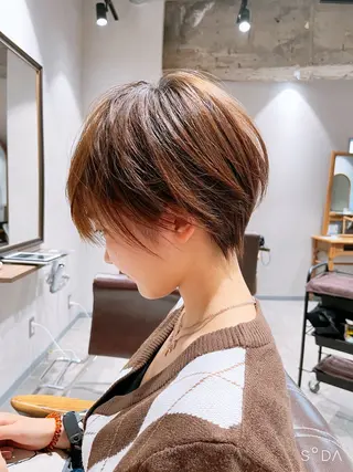 ショート 髪質改善✨ストレート オグ✂️/ショートのヘアスタイル