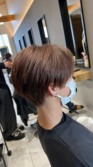 ショート カラー メンズ ルクール喜多町店 コムロのヘアスタイル
