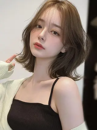 ミディアム FOCUS JAPAN2のヘアスタイル