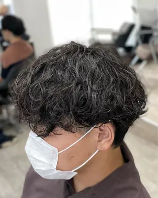 パーマ メンズ 町田No.1パーマ 特化✂︎小杉澪生のヘアスタイル