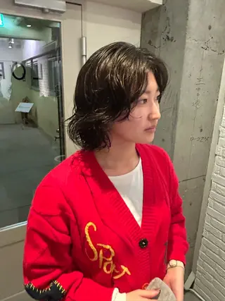 ミディアム カラー 透明感似合わせカラー 🍀あかり🍀のヘアスタイル