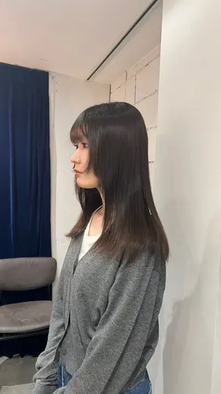 セミロング カラー ☆ HARUKA ☆のヘアスタイル