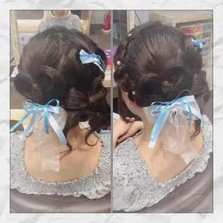 ロング ヘアアレンジ ヘアセット/着付け 𓇼 まつもと𓇼のその他イメージ