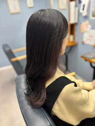 セミロング つばた みゆ🦋のヘアスタイル