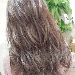 セミロング カラー 西村 力一のヘアスタイル