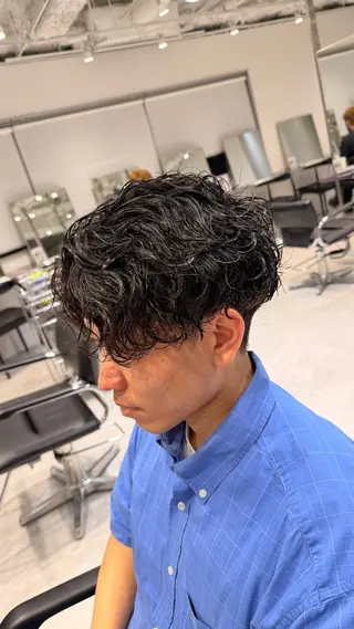 ショート パーマ メンズ fifth 堀内新史のヘアスタイル