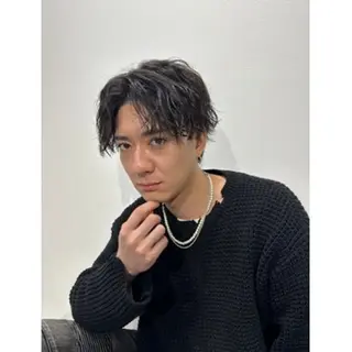 ミディアム パーマ メンズ 【メンズパーマ特化】 中戸 滉のヘアスタイル