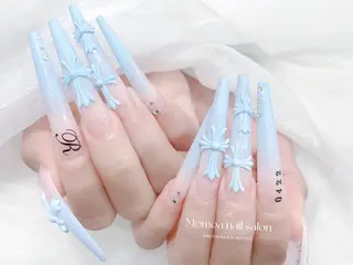 ネイル MoMoA Nail ネイル長さ出し専門店のネイルデザイン