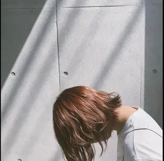 ミディアム ナチュラルなショート 北本空河のヘアスタイル