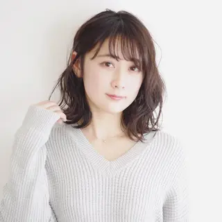 ミディアム カラー 松田 光雄のヘアスタイル