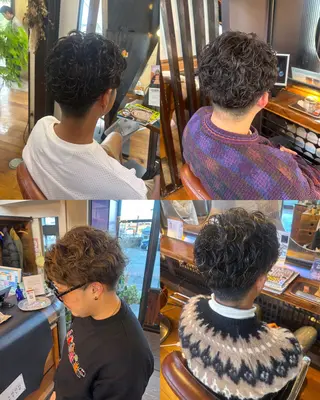 パーマ メンズ NAGONSTYLE 田村　莉生のヘアスタイル