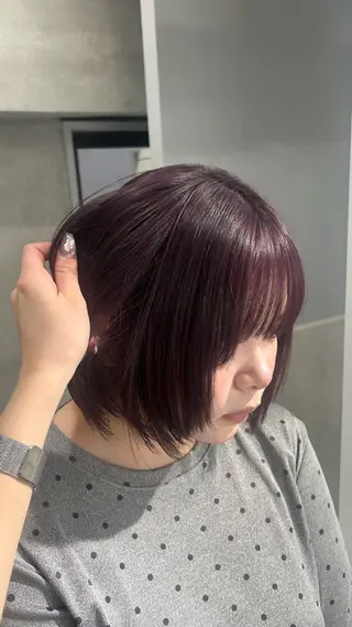 カラー ❤︎REIKA❤︎ ブリーチなしWカラーのヘアスタイル