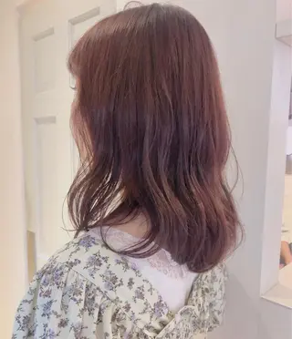 ミディアム カラー パーマ ヘアアレンジ メンズ ネイル マツエク・マツパ 天神レイヤーカット No.1💖マユカのヘアスタイル