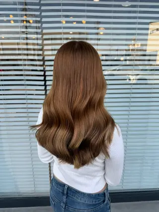 ロング カラー 片山 実莉のヘアスタイル