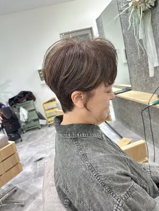 ショート カラー 近鉄奈良ショートヘア 清水力也のヘアスタイル