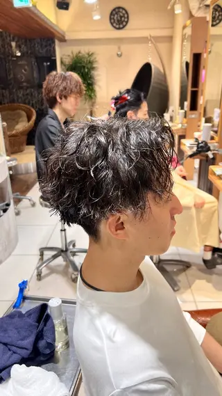 パーマ メンズ 新宿/メンズパーマ/ メンズ特化/和田瑞生のヘアスタイル