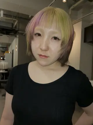 ショート miu🪅縮毛矯正 モデル募集のヘアスタイル