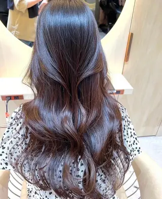ロング カラー ヘアアレンジ 三井 千里のヘアスタイル