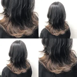 ショート カラー パーマ ヘアアレンジ メンズ キッズ 上品＆韓国風 🥀海心🥀のヘアスタイル