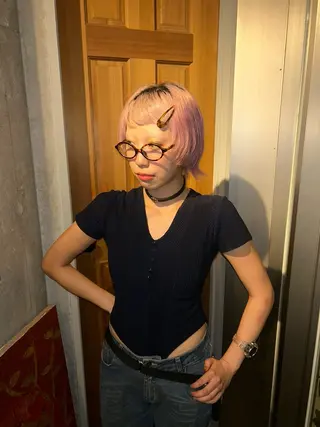 ショート アワタケ リンのヘアスタイル
