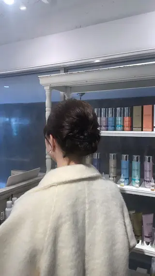 ショート ヘアアレンジ CreBiA🎀 ayaのマツエク・マツパデザイン