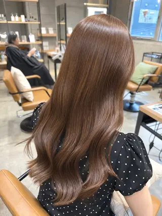 ロング カラー ヘアアレンジ 🤍himari🤍 レイヤー×艶髪特化のヘアスタイル