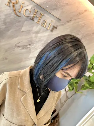 ロング カラー RICHAIR リシェイルのヘアスタイル