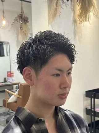 ショート メンズパーマ特化 /メンズ支持率◎のヘアスタイル