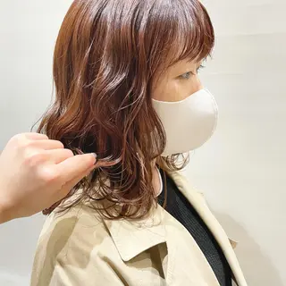 ミディアム カラー 表参道ヘアアレンジ aiのヘアスタイル