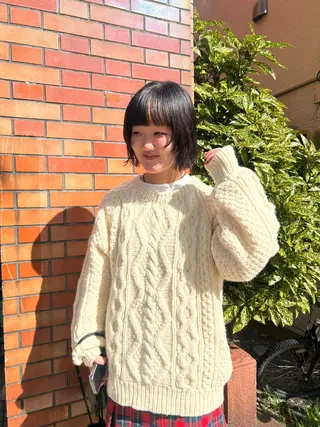 ミディアム ORe'S HAIR BE　GLaDまなみのヘアスタイル