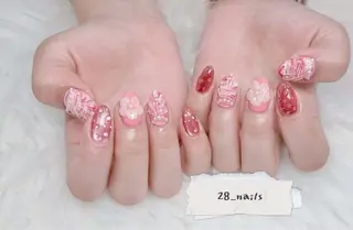ショート トゥー フエンのネイルデザイン