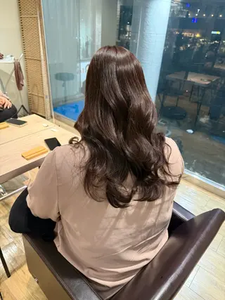 ロング 川畑 心子のヘアスタイル