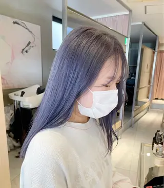 セミロング カラー ヘアアレンジ 艶髪/レイヤーカット 🐣misakiのヘアスタイル