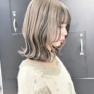ミディアム カラー 井口 泰輝のヘアスタイル