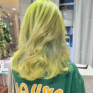 セミロング カラー 堺 鳳 ママ美容師 yukariのヘアスタイル