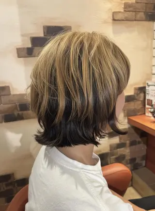 ミディアム flencia 丸 和博|カットのヘアスタイル
