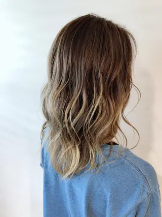 ミディアム カラー 【メンズカット】 澤下瑛一のヘアスタイル