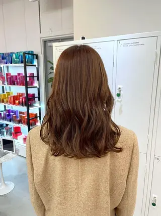 セミロング カラー 神原 茉依🩰🪩のヘアスタイル