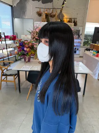 セミロング テラダ ユウシン西金沢のヘアスタイル