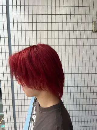 ミディアム カラー 永井 脩弥のヘアスタイル