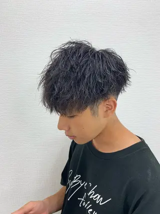 ショート パーマ メンズ ⚡️お値段以上⚡️ RYUKIのヘアスタイル