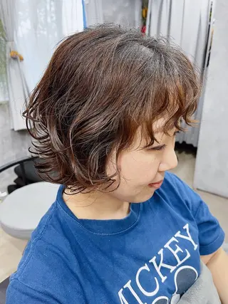 パーマ ヤマモト ヒロミのヘアスタイル