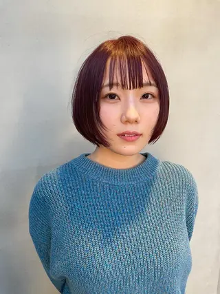 ショート カラー LOBBY HIMERIのヘアスタイル