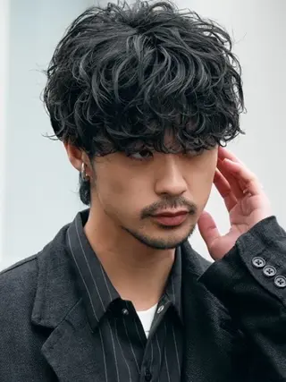 パーマ メンズ 土屋 嘉慧のヘアスタイル