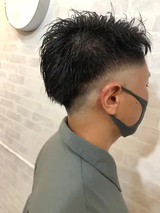 ショート メンズ MATSURI BASE.AWAJIのヘアスタイル